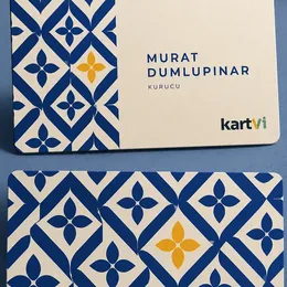 Çini kart tasarımı