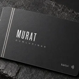 Çift Çizgi kart tasarımı