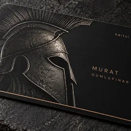 Sparta Siyah kart tasarımı
